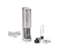 Cuisinart Abridor de Vino Inalámbrico con Sellador de Vacío | Abridor de botellas con tapón de corcho | hasta 50 botellas | Cortador de papel de aluminio integrado | Regalo para amantes del vino
