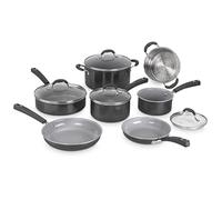 Cuisinart Advantage Ceramica XT - Juego de utensilios de cocina (tamaño mediano), color negro
