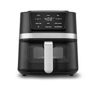 Cuisinart Air Fryer Oven 2.6-Qt Basket Black and Stainless Steel Air Fryer Dishwasher-Safe Parts with 3 Presets Roast, Bake, and Air Fry Quick & Easy Meals AIR-80