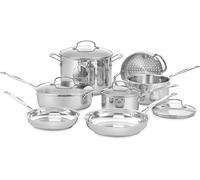 Cuisinart Batería de cocina Chef's Classic en Acero Inoxidable, Set 11 piezas