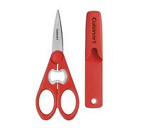 Cuisinart C77-SHR8RMH Classic Shears - Tijeras de cocina multiusos de 8 pulgadas con soporte magnético, color rojo