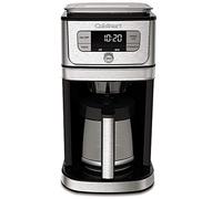 Cuisinart - Cafetera DGB-800, molienda y preparación totalmente automáticas, jarra de vidrio de 12 tazas, color plateado