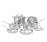 Cuisinart® Chef’s Classic™ batería de cocina 11 piezas | Inducción | Base de aluminio | Mangos Cool Grip™ | Medición integrada | Lavavajillas | Acero inoxidable