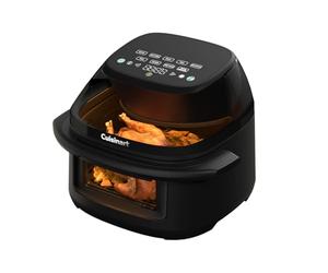 Cuisinart ClearView™ Air Fryer I Visibilidad total - ventanas de 280° I Libre de PFAS I 8,5L I 8-en-1 Air Fry, Asar, Grill, MaxCrisp, Deshidratar, Pizza, Recrisp, Mantener caliente I Temp. máx. 230°C