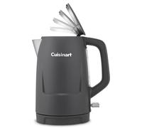 Cuisinart Core Collection Hervidor | 1,5 L de Doble Pared | Sin BPA | Ebullición Rápida | Interior de Acero Inoxidable | Exterior Cool-Touch | Acabado Gris Piedra Contemporáneo