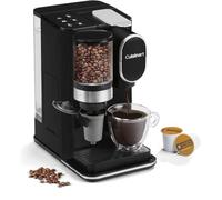 CUISINART DGB-2 Cafetera Monodosis y Molinillo de Café, 3 Tamaños de Bebida ( 8, 10, 12 oz), Negra Enchufe US