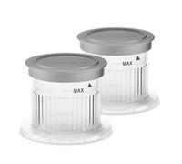 Cuisinart FastFreeze ICE-FD10EC2 - Taza de postre de cristal, color gris