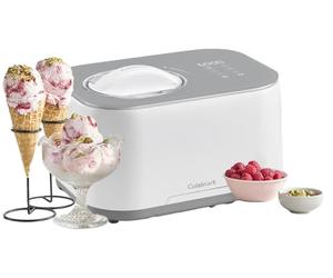 Cuisinart FreezeEase-Máquina de helado automática;3 programas:Helado,Sorbete,Yogur;Sin precongelación;Lista en 40 min;Función de mantenimiento en frío, Compresor 950ml (Nuevo)