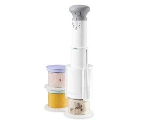 Cuisinart FreezeWand - Máquina de Helados - Heladera de Mano 5 en 1: Helado, sorbete, batido, granizado, mezclas, Vegana, sin lácteos, Lista en 5 min, Compacta y portátil, 3 Tarrinas 240ml