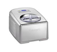 Cuisinart Heladera Profesional ICE100E Heladera con compresor 1.5L, Maquina para hacer helado, gelato, sorbetes y yogur helado casero, 150W, Helado al instante, Acero inoxidable, Color Plateado