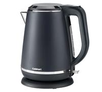 Cuisinart Hervidor de agua eléctrico con jarra | Hervido rápido, sin cable, 3KW | Gris, Acero inoxidable | 1,5L de capacidad | Forma parte de juegos coordinados de hervidor y tostadora