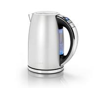 Cuisinart Hervidor eléctrico con jarra Multi-Temp | Ebullición rápida, 3KW | Sin cable | 1,7L de capacidad | Temperatura ajustable | Filtro antical lavable y extraíble | acero inoxidable cepillado