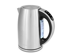 Cuisinart Hervidor Eléctrico SmartElite 1,7L Inox - Pantalla táctil, Temperatura ajustable 50-100°C, Hervido rápido 3 kW, Filtro antical apagable, Pico de vertido preciso