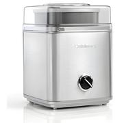 Cuisinart ICE30BCE Heladera 2 L, Helados cremosos, Sorbetes y Yogur Helado en Solo 25 Minutos, automático, fácil de Usar, Tapa Transparente, 35 W, 2 litros, Acero Inoxidable
