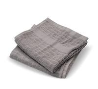 Cuisinart Juego de 2 paños de Cocina de bambú Gris Claro para Cocina, antimicrobianos, Resistentes al Olor, absorbentes, Mezcla de bambú y algodón, 40 x 70 cm