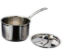 Cuisinart MCP193-18N Multiclad Pro - Sartén de acero inoxidable de triple capa, de 3 cuartos de galón, cacerola con cubierta
