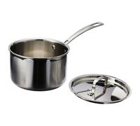Cuisinart MCP193-18N Multiclad Pro - Sartén de acero inoxidable de triple capa, de 3 cuartos de galón, cacerola con cubierta