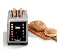 Cuisinart SimpliTouch XL Tostadora 2 Rebanadas | Ranuras XL | Pantalla Táctil | High-Lift QuickView™ | Programas Pan, Bagel, Masa Madre | Funciones Descongelar, Boost +15s | Acero Inoxidable