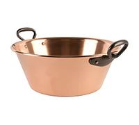 Cuisine Romefort Olla de cobre para mermelada de 26,5 cm de diámetro, 3 litros, asas de hierro fundido, Cacerola Hoyas para Cocinar Mermelada, para todo tipo de fuegos, incluso inducción.