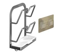 Cuisine Vessel, Plate Holder - Countertop Stacking Equipment, Vertical Drain Utility Solution, Modern Tray Holder, Large Steel Pack For Residential Pantries Executive Suites Boutique Hotels Bistro