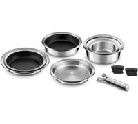 Cuisinox Set cacerolas Ø 16, 20 cm con Ø mango extraíble Acero inoxidable Acer