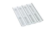 Cuisio 50 , Estuche de Cubertería, Weiß-transluzent