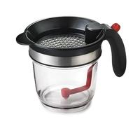 Cuisipro 747301 - Recipiente con colador para Aceite, Transparente
