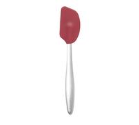 Cuispro 74737405 - Mini espátula de Silicona para pequeñas Tazas, Cuencos con Mango de Acero Inoxidable Rojo. Longitud: 20 cm.