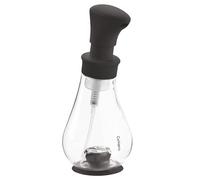 Cuisipro dispensador de jabón en espuma 390 ml, recargable, negro, ahorra jabón hasta un 66 %, diseño moderno con ventosa, mezcla aire agua y jabón líquido, ecológico, baño o cocina