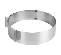 Cuisy - Círculo removible para repostería KP5249 de Acero Inoxidable de 15,5 x 5 x 15,5 cm.