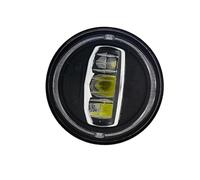 Cujjsrwp Faro Coche Faro Led De 7 Pulgadas Para Coche Luz Giro DRL Halo Ámbar Para Jeep Para Wrangler Unlimited JK 4 Puertas TJ CJ-8 Scrambler CJ-7 Faros Delanteros(One PCS)