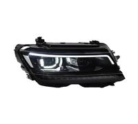 Cujjsrwp Faro Coche Para VW Para Tiguan 2017 2018 2019 2020 2021 Faros Delanteros LED DRL Hid Angel Eye Bi Xenon Beam Accesorios Faros Delanteros(For Left Hand Drive)