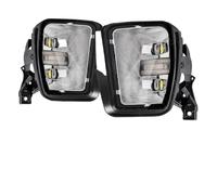 Cujjsrwp Para Lámpara Antiniebla Para LED Luces Circulación Diurna Para Dodge Para Ram 1500 2013 2014 2015 2016 2017 2018 DRL Señal Giro Blanco Amarillo Faros antiniebla(Fog DRL Turn Signal)
