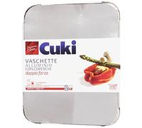 Cuki - Bandeja aluminio con tapa, doble Fuerza - 2 piezas