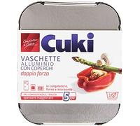 Cuki - Bandejas, aluminio con tapas - 6 Paquetes de 5 unidades [30 piezas]