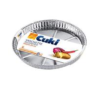 Cuki Bandejas de aluminio, doble fuerza para pizzas, 3 unidades