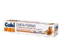 Cuki Carta Forno Antiaderente su Entrambi Lati con Taglierina, 36 x 50 Metri - 1 Prodotto
