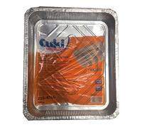 CUKI CONTENEDORES DE ALUMINIO R74G 12 PORCIONES X 10 PIEZAS