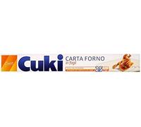 Cuki - Papel de horno fácil de extraer, precortado para adaptarse a las bandejas - 10 paquetes de 25 hojas [250 hojas]
