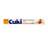 Cuki. Papel de horno, fácil de quitar, perforado, para adaptarse a las bandejas. 6 Paquetes de 25 hojas (150 hojas)