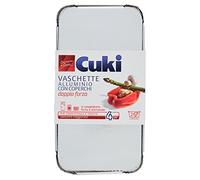 Cuki - Papel de horno, fácil de quitar, precortados para adaptarse a las bandejas - 25 hojas