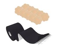 CUKIN Cinta Para Levantar Los Pechos Cinta Autoadhesiva Invisible Para Levantar Los Pechos Pasties Sin Tirantes Con 5 Pares De Cubre Pezones