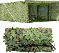 CuKLARYi Red de Camuflaje for Caza, protección Solar, Militar, for bosques, Camping, decoración Militar, Fundas for Coches, Reforzada, for pérgolas y Patios.(3x3m(9.8x9.8ft))