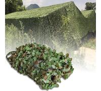 CuKLARYi Red de Camuflaje Militar Ligera, Red de Camuflaje Decorativa for Exteriores, 2 x 3 m, 3 x 4 m, 4 x 4 m, 4 x 5 m, 5 x 8 m, for Acampar, Cazar, Disparar, jardín, Parasol(5x6m/16.4x19.6ft)