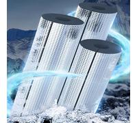 CuKLARYi Tubo de espuma aislante for tuberías, protección contra congelamiento y preservación del calor, cubierta aluminio 95 cm largo for agua(2.4x1.2in)