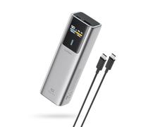 CUKTECH 10 Power Bank 10000mAh, Portatil PD3.0 Power Bank con Pantalla Digital TFT, 100W Bateria Externa Carga Rapida Compatible con iPhone 15/14/13 Series,Samsung Galaxy S23/S22,iPad Air/Pro,Xiaomi