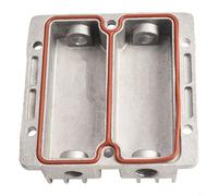 Culata del compresor de aire para modelos de 550-1500 W, rosca G1/2 pulgadas, cubierta de refrigeración de aluminio fundido con sellado para anillo, compatible con bombas de aire de pistón (550-750 W)
