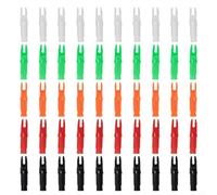 Culatines de flecha de grado profesional, paquete de 50, mejora tu rendimiento de tiro con arco