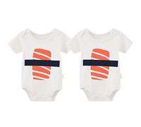 culbutomind Body Para Bebé Gemelos Yummz Tomato Ketchup Divertido Recién Nacido Ropa Niños Niñas Regalos Gemelo Manga Corta Pijama(susa s 6m)