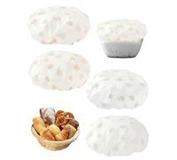 CULEB 4 Pcs Tapas para Fermentadora de Pan,Accesorios para Hornear Pan,Cubiertas Fermentación Elásticas,Accesorios Masa Madre para Fermentación y Horneado,Extra Resistente(4 Colores 28cm)